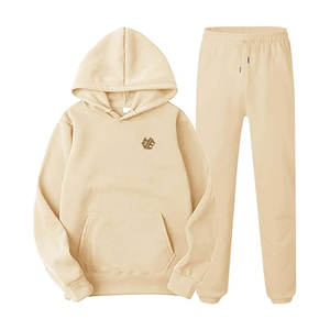 Servicio OEM de alta calidad de los hombres de tendencia patrón sólido 100% algodón chándal de manga larga ligero de secado rápido transpirable invierno - Product Image 1