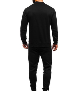 Otoño Invierno logotipo personalizado hombres Joggers conjuntos chándal con capucha y pantalones de chándal conjunto hombres Slim Fit chándal para hombre 100% algodón - Product Image 6