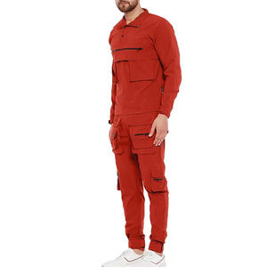 Venta al por mayor de alta calidad Casual algodón polar chándal de los hombres pantalones de chándal conjunto de invierno Unisex correr pantalones de chándal y Sudadera con capucha conjunto - Product Image 2