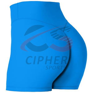 Nouvelle vente chaude femmes taille haute Shorts de course entraînement femmes Shorts Fitness & Yoga Wear avec poches - Product Image 5