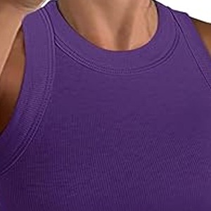 Nueva camiseta sin mangas de alta calidad para mujer, 100% algodón, transpirable, de secado rápido, camiseta sin mangas de algodón, camiseta sin mangas hecha por Dress Sports - Product Image 2