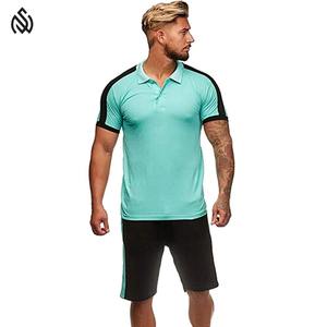 2025 Pakistan vente en gros hommes polos d'été ensembles de shorts confortables demi-manches chemise et shorts à prix raisonnable - Product Image 2