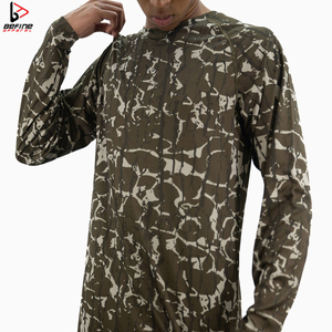 Camisa de pesca de manga larga con sublimación personalizada para hombre 100% poliéster UPF + 50 con logotipo de diseño de Club estilo Polo ropa de pesca - Product Image 6