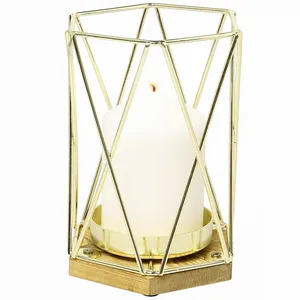 Gold Plated <b>Candle</b> <b>Holder</b> Tealight Stand for Hotel Home Livingroom Lighting Table Top Decor Usage <b>Candle</b> Stand in Cheap Price - Product Image 3
