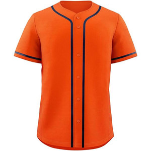 ชุดเบสบอลแขนสั้นสำหรับผู้ชายเสื้อเบสบอลผ้าตาข่ายเรียบ - Product Image 6