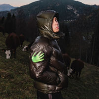 Jaket Puffer Pria Pilihan Terbaik Logo Kustom Mantel Bubble Musim Dingin yang Stylish Lembut Nyaman Laris Manis Pakaian Luar Streetwear