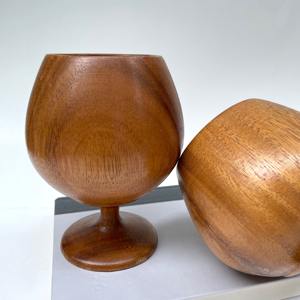 Top choix barware accessoires bois vin gobelets luxe en bois gobelet verres bois cocktail verres - Product Image 6