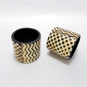 Servilleteros de cuerno de búfalo Natural de calidad Superior, vajilla pulida, Animal náutico para decoración de restaurante, centros de mesa J H - Product Image 4