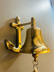 Pure Brass Bell Designer <b>Well</b> Bell Premium Brass Bell for Temple Use Wedding Gift Nautical Theme Home Door and Outdoor <b>Garden</b> - Product Image 4