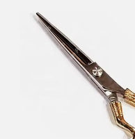 Ciseaux de coiffure professionnels Titan en acier inoxydable à lame tranchante pour salon de beauté, qualité A+