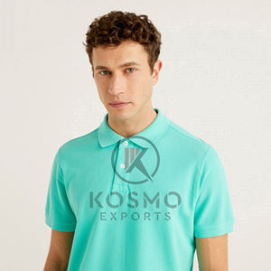 เสื้อโปโลสำหรับผู้ชายดีไซน์ใหม่สีต่างกันพิมพ์โลโก้ตามสั่ง - Product Image 6