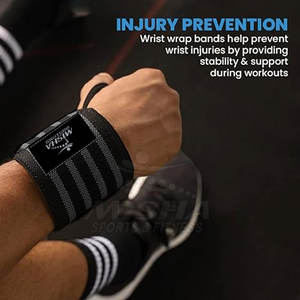 2025 alta calidad neopreno deportes gimnasio muñequeras levantamiento de pesas mano urdimbres Fitness equipo de seguridad para la venta - Product Image 3