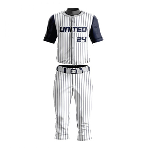 Juego de uniformes de béisbol transpirables Ajuste personalizado con nombres personalizados Números OEM disponible para equipos y pedidos a granel - Product Image 4