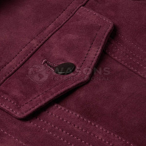 สำหรับใช้ในชีวิตประจำวัน เสื้อแจ็คเก็ตทรัคเกอร์ลำลองสำหรับผู้ชาย ผ้าเนื้อนุ่มสบาย สตรีทแวร์ เสื้อคลุม - Product Image 2