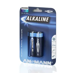 Oem Op Maat Gemaakte Vervangbare Basics 10 Jaar Opslag Droge Cel Ultra Excel Nr. 5 1.5V Aa Alkaline Batterijen