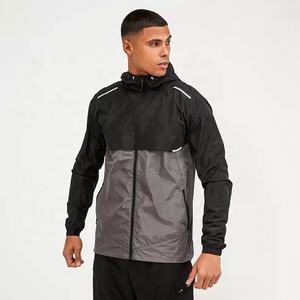 Wholesale Fashion Gym <b>jacket</b> Reflective Woven Hoodie Athletics Pocket Training Sports <b>Jacket</b> <b>man</b> - Product Image 4