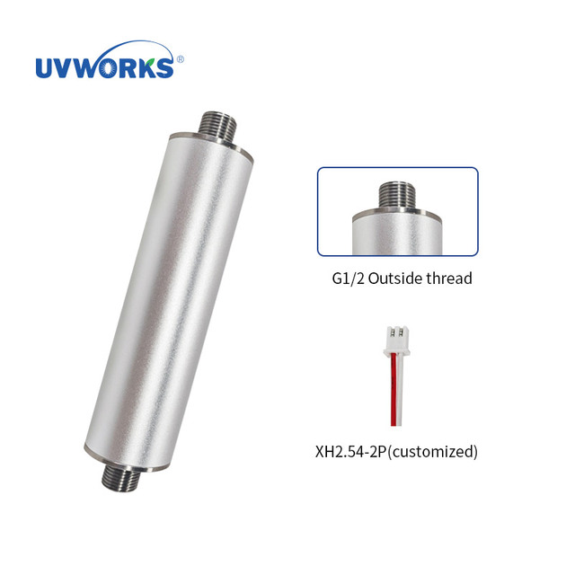 UVWORKS Tailored UV Solution Water Purifier 20LPM Flow Rate SUS 304 LED Module 3535 UV-C Reactor Technology 12V 24V DC IP54 20W