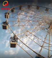 Prix de gros manèges d'attraction Fabricants Luna Park Fun Park Équipement de parc d'attraction Manege 30M Grande roue d'amusement