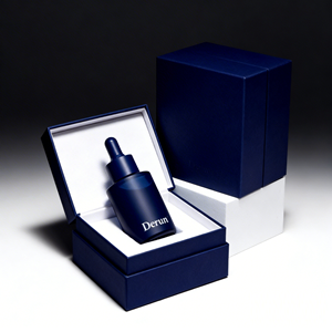 Flacon compte-gouttes vide personnalisé pour soins de la peau, ambre givré, 100 <span class=keywords><strong>ml</strong></span>, bouchon doré, flacon de sérum de luxe 50 <span class=keywords><strong>ml</strong></span> avec boîte - Product Image 2