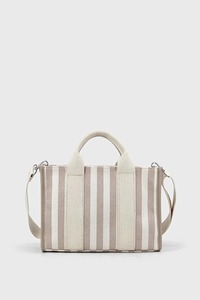 Bolsa de Lona a Rayas para Mujer, Personalización de Marca, Proveedor de Fábrica OEM ODM - Product Image 4