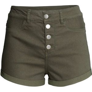 Short Chino en sergé Spandex en coton de haute qualité pour femmes taille basse été décontracté twil chinos short sexy fabriqué au Bangladesh - Product Image 6