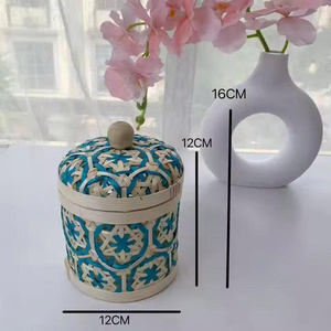 High Quality Gergean Occasion Arabian Bamboo Storage Box Ramadan Give Away Baskets Decorative Made in Vietnam - Product Image 4