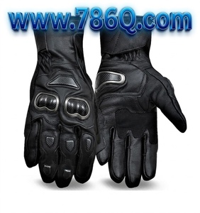Gants en cuir de moto imperméables Gants d'extérieur à écran tactile et durs - Product Image 1