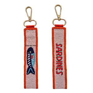 Llavero de Pulsera con Cuentas de Semillas Bordadas a Mano de la India, Ecológico, Duradero, Ligero e Impermeable, Regalo para - Product Image 4