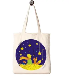 Printed Cotton Shopping Bags Promotional Cotton Canvas Tote Bags