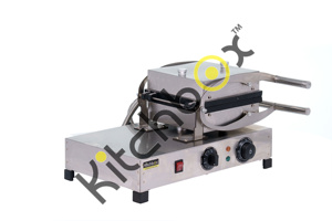 เครื่องทำวาฟเฟิลในครัวแบบอุตสาหกรรมพร้อมสแตนเลสเคลือบกันติด1-5นาทีจับเวลาและโหมดประหยัดพลังงาน - Product Image 4