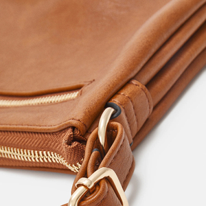 Bolsos cruzados de cuero genuino para mujer, bolsos y bolsos simples elegantes de alta calidad para mujer - Product Image 6