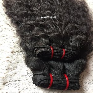 12A Cheveux humains Yaki lisses, tissage à la machine, cheveux de donneur unique, 8 pouces, Cambodgiens, Vietnamiens, Indiens - Product Image 4