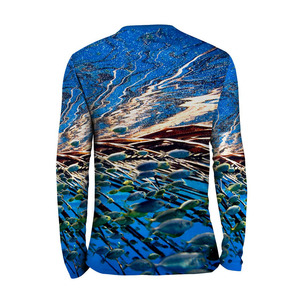 High Quality Custom Sublimation Print Adult Size <b>Men</b> Fishing <b>Shirt</b> Spandex / PolyesterBuy <b>long</b> <b>sleeve</b> fishing <b>shirt</b> online - Product Image 4