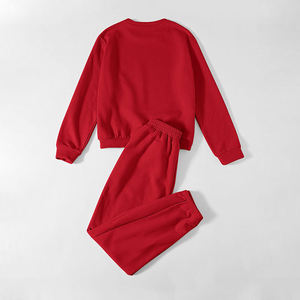 Conjunto Deportivo Personalizado para Hombre, Cuello Redondo, Cordón Ajustable, 100% Algodón, Sudadera Lisa a la Moda, Pantalones Deportivos con Costura Frontal Estampada, Talla XL - Product Image 2