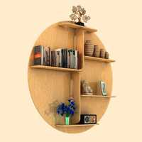 Étagère murale en bois rétroéclairée par LED New Vision |   Lampe de chevet murale minimaliste en chêne sur mesure, décoration moderne pour la maison
