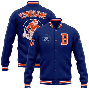 Vente en gros dans l'industrie directe, bombardier hiver décontracté personnalisé à carreaux noir gris et tigre 3D, veste Varsity Letterman à snap complet - Product Image 6