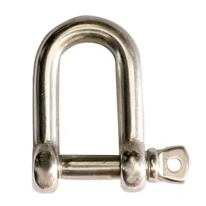 Giappone tipo D grillo OEM 304 in acciaio inox Rigging Hardware Dee grillo con bullone vite Pin