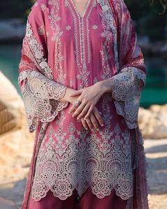 AJM Trade House 1080 Designer Ethnique Pakistanaise Femmes Costumes Belle Soie Matériel - Product Image 6