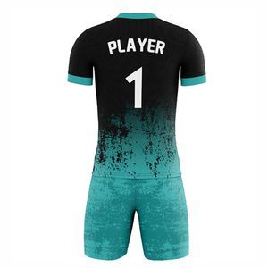 Kits de fútbol Ajuste personalizado Ligero Durable para equipos Jersey Tela de poliéster Uniforme de fútbol - Product Image 2