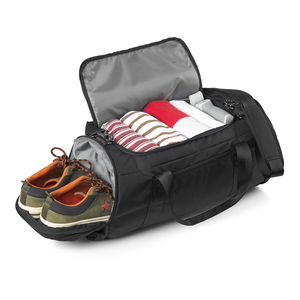 กระเป๋าเดินทางแบบลำลองสำหรับออกกำลังกายและกิจกรรมกลางแจ้ง  ขนาดใหญ่  วัสดุโพลีเอสเตอร์  มีช่องใส่รองเท้า  ปิดด้วยซิป  ผู้ผลิตจากเวียดนาม - Product Image 4