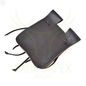 Bolsa de cuero de vaca genuino de 5oz de calidad superior, bolsa de cinturón Medieval de aventurero duradero con cierre de bucle, artesanías de cuero hechas a mano - Product Image 3