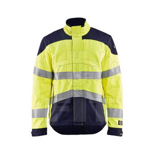 เสื้อแจ็กเก็ตมีกระเป๋าหลายช่องเสื้อแจ็กเก็ตเพื่อความปลอดภัยของพนักงานสวมใส่ทำงานกลางแจ้งออกแบบได้ตามต้องการ - Product Image 1