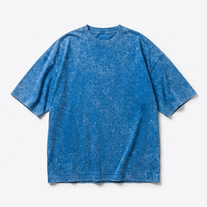 Camisetas Oversize de Algodón Premium con Acabado Lavado Estilo Urbano para Hombre - Camisetas Oversize con Acabado Lavado para Uso Diario - Product Image 1