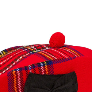 Gorra ligera de Glengarry que proporciona una estructura fuerte y cómoda y elegancia cultural usada por gaiteros y artistas ceremoniales - Product Image 5