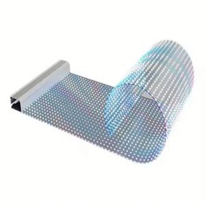 Panneau d'affichage LED transparent numérique Junchen P6.5, 50x100cm, écran vidéo couleur pleine pour publicité intérieure et extérieure - Product Image 4