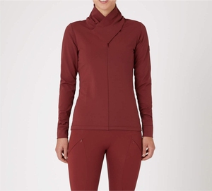 Top de equitación de diseño personalizado OEM, camisa de ropa Ecuestre para mujer, capas base de equitación deportiva con camisas y pantalones - Product Image 2