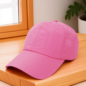 หมวกเบสบอลปักลายแบบยูนิเซ็กซ์ ปรับขนาดได้ ผลิตจากโรงงานโดยตรง ผ้าเจอร์ซีย์โพลีเอสเตอร์ 100% สปอร์ต 6 แผง ปรับแต่งได้สำหรับกิจกรรมกลางแจ้ง - Product Image 4