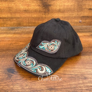 2024 nouveaux produits mode personnalisé usiné à la main en cuir Patch camionneur chapeau pour unisexe haute qualité casquette avec Snapback réglable - Product Image 1