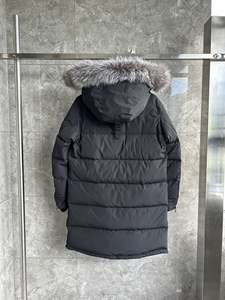 Veste d'hiver longue en duvet de haute qualité Mose avec logo personnalisable, fermeture éclair, col montant, solide, séchage rapide, respirante, décontractée, style bulle - Product Image 4