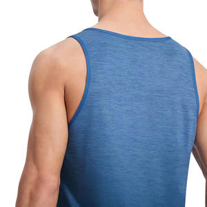 Camiseta sin Mangas de Venta Directa de Fábrica, Camiseta sin Mangas de Tela Transpirable de Alta Calidad para Hombre, Camiseta sin Mangas para Gimnasio y Ejercicio - Product Image 5